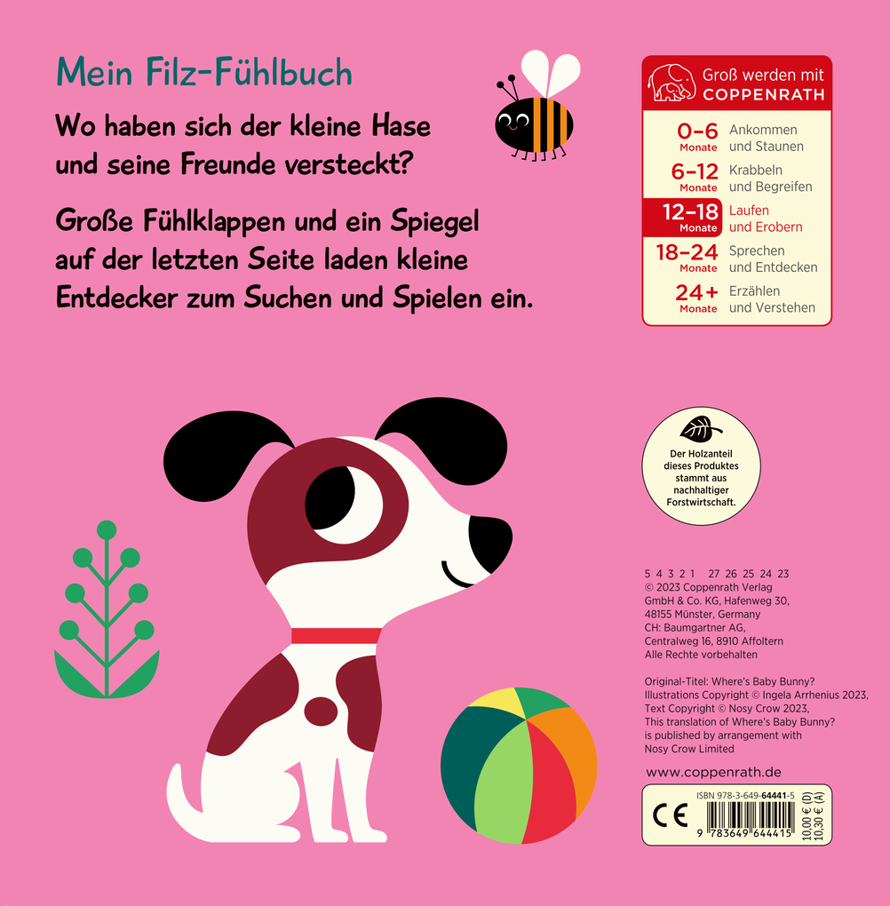 Weitere Ansicht: Mein Filz-Fühlbuch: Kuckuck, kleiner Hase!