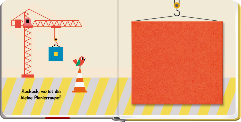 Weitere Ansicht: Mein Filz-Fühlbuch: Kuckuck, kleiner Bagger!