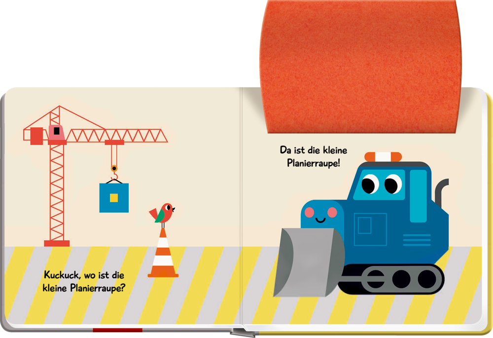 Weitere Ansicht: Mein Filz-Fühlbuch: Kuckuck, kleiner Bagger!