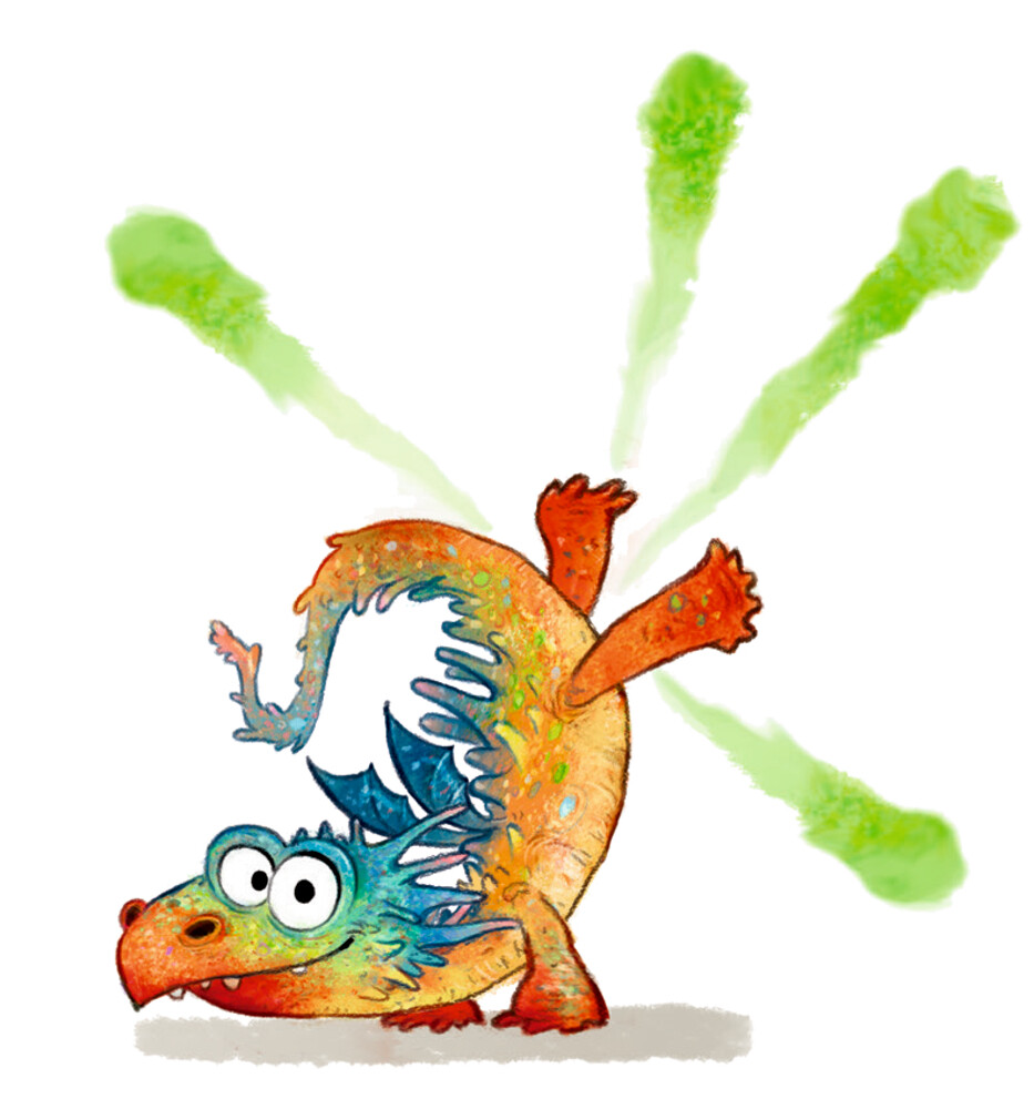 Weitere Ansicht: Furzipups, der Knatterdrache (Pappbilderbuch Miniausgabe) | Kai Lüftner