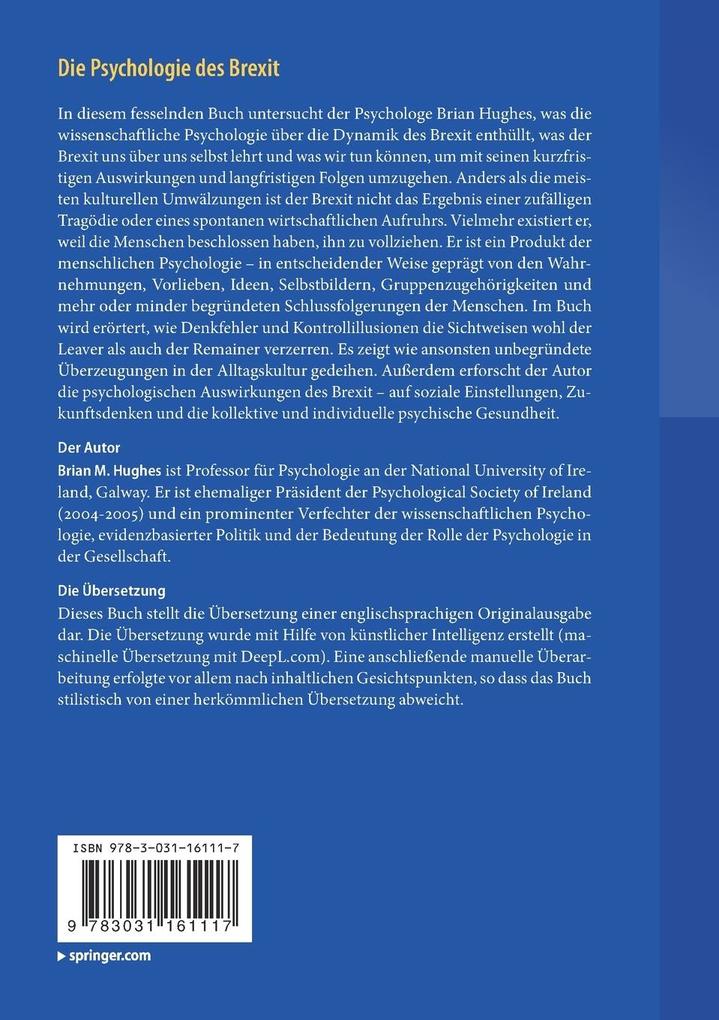 Weitere Ansicht: Die Psychologie des Brexit | Brian M. Hughes