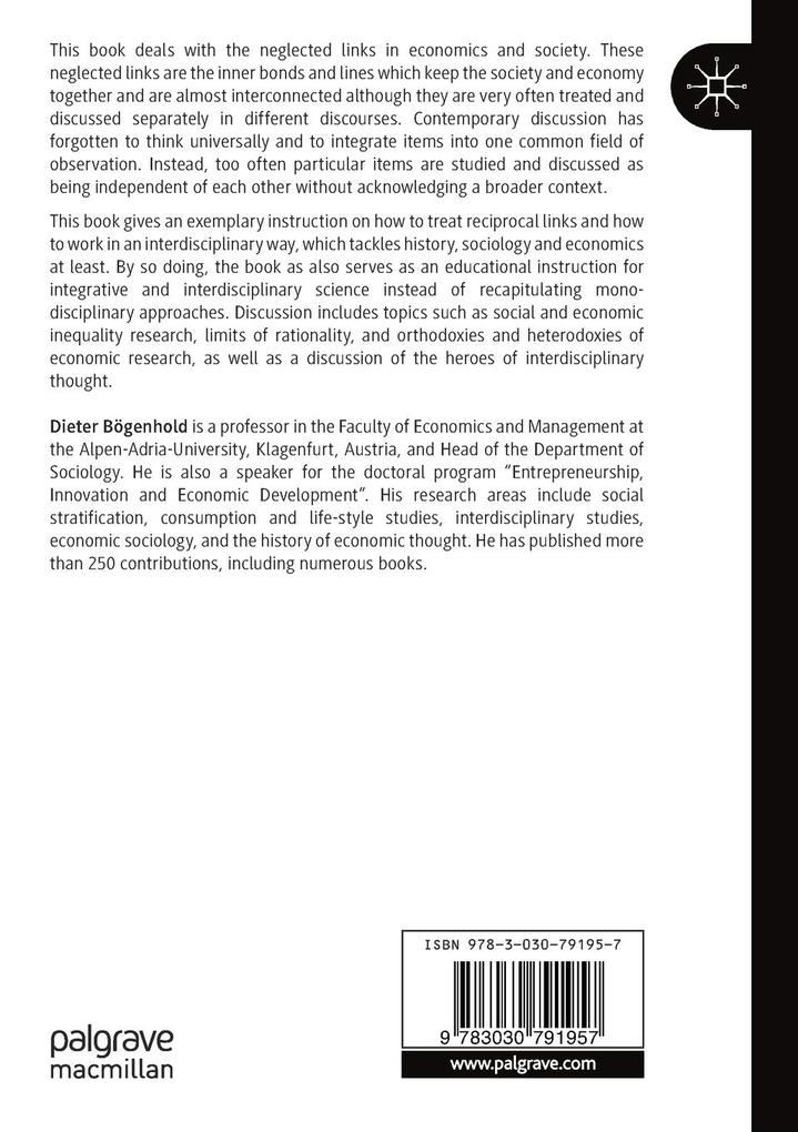 Weitere Ansicht: Neglected Links in Economics and Society | Dieter Bögenhold