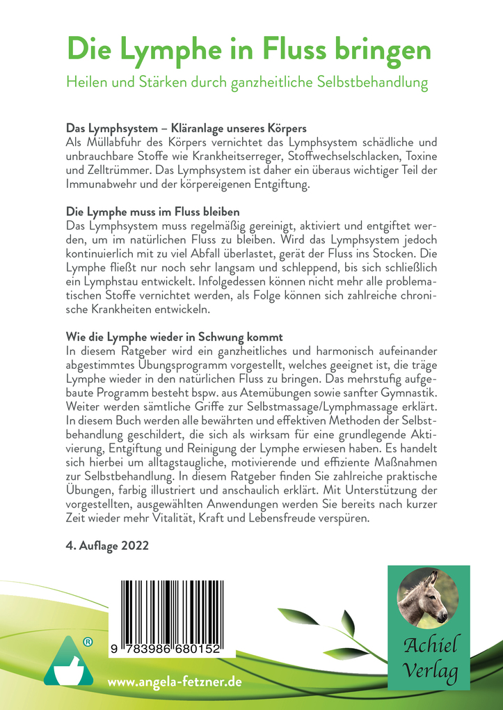 Weitere Ansicht: Die Lymphe in Fluss bringen | Angela Fetzner