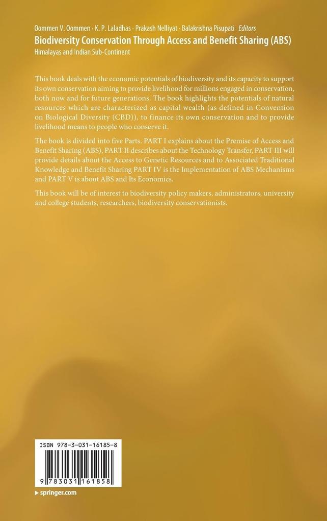 Weitere Ansicht: Biodiversity Conservation Through Access and Benefit Sharing (ABS)