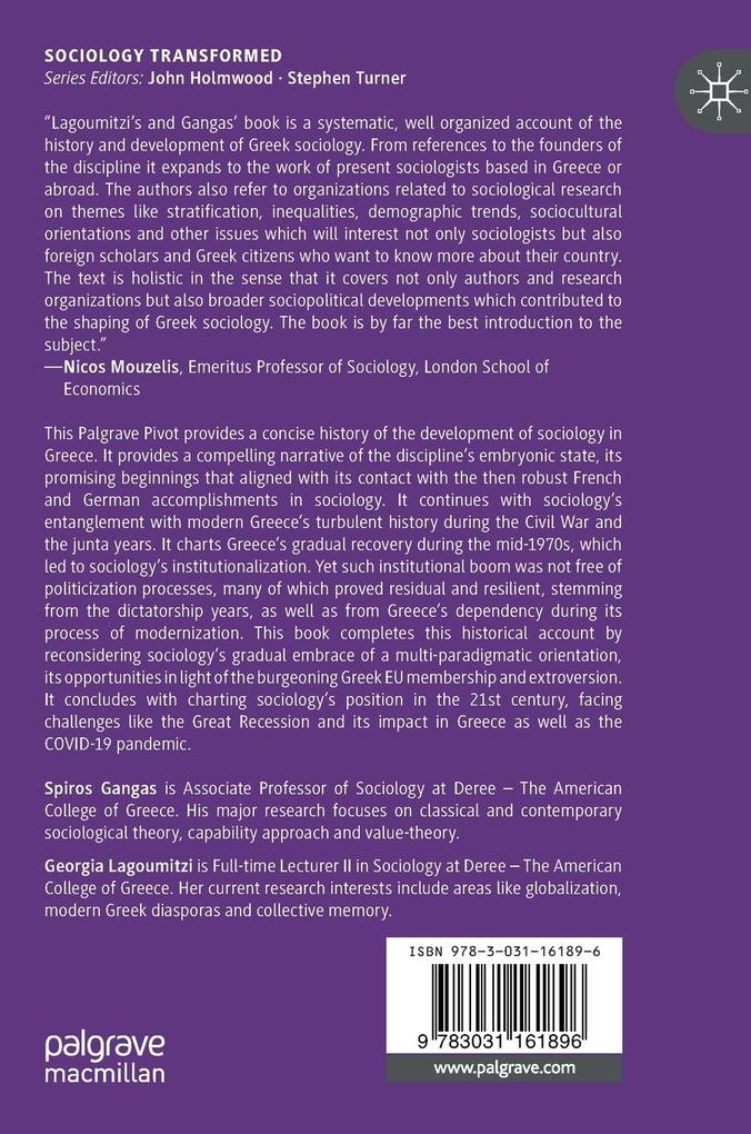 Weitere Ansicht: Sociology in Greece | Spiros Gangas, Georgia Lagoumitzi
