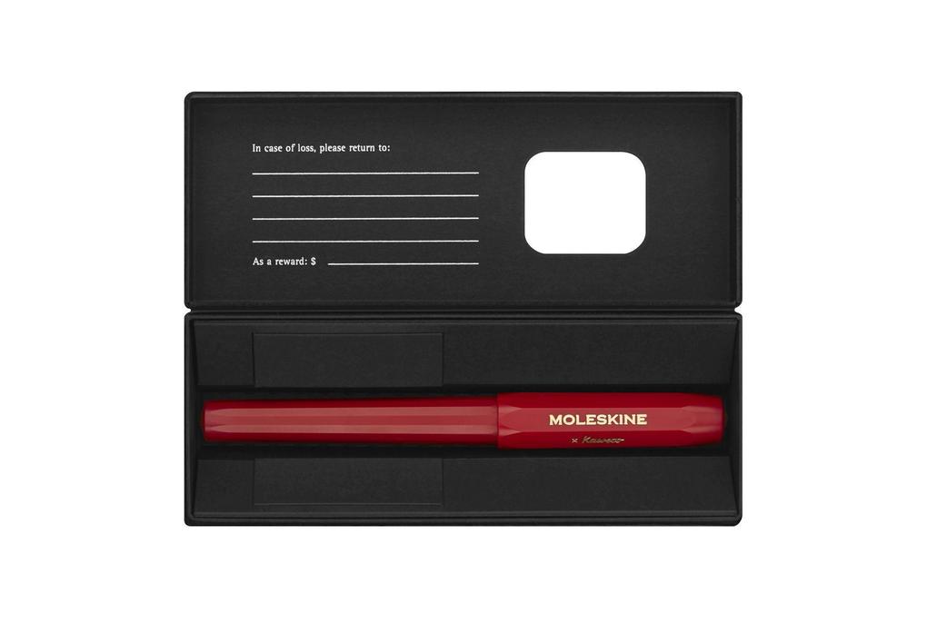 Weitere Ansicht: Moleskine Kaweco Fountain Pen, Red, Medium Nib, Blue Ink