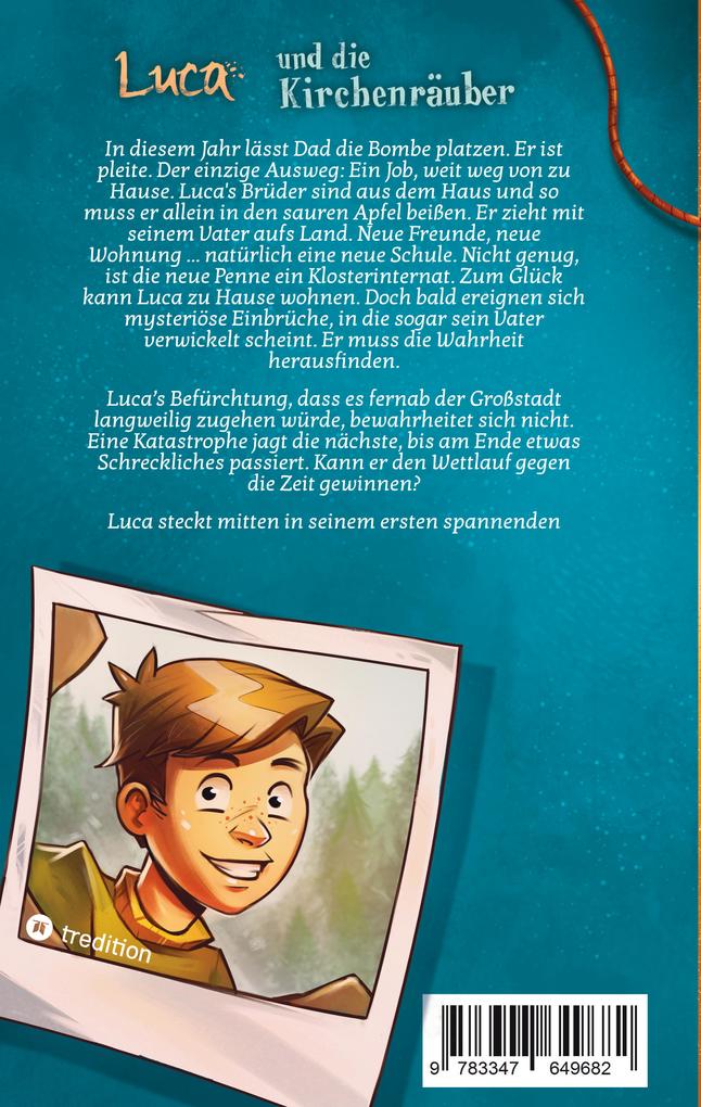 Weitere Ansicht: Luca und die Kirchenräuber | Tom J. Schreiber