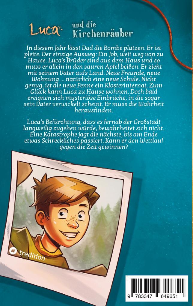 Weitere Ansicht: Luca und die Kirchenräuber | Tom J. Schreiber
