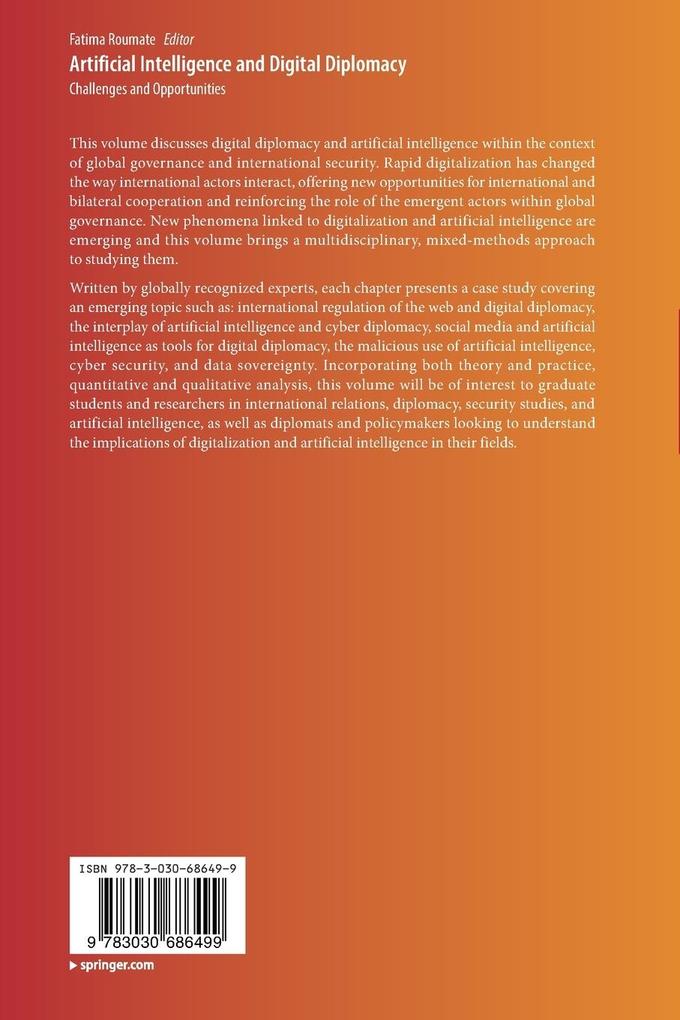 Weitere Ansicht: Artificial Intelligence and Digital Diplomacy