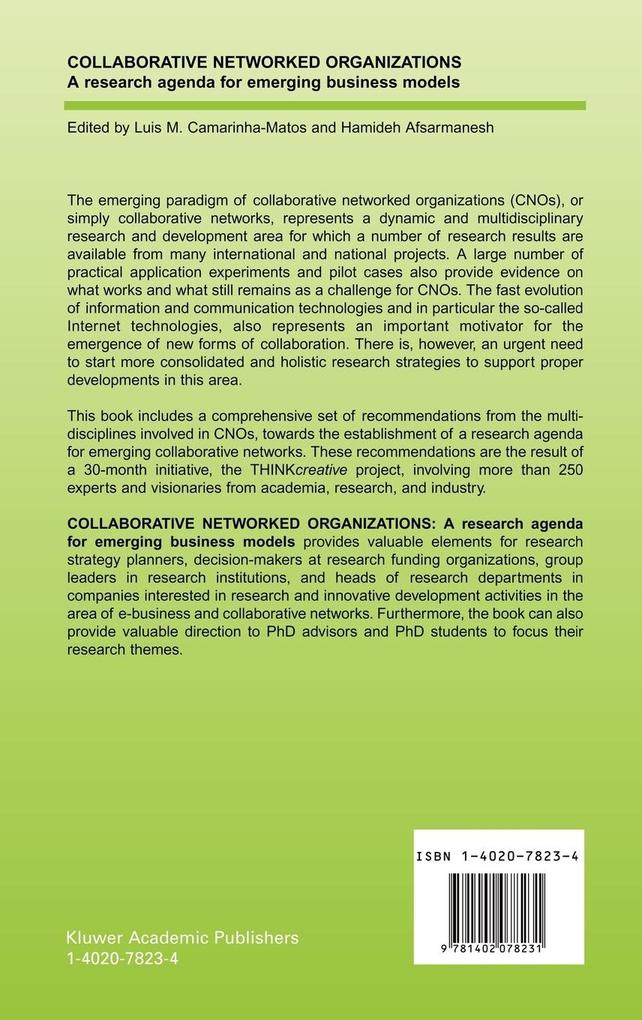 Weitere Ansicht: Collaborative Networked Organizations