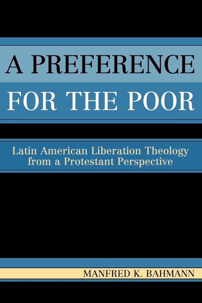 A Preference for the Poor als Taschenbuch