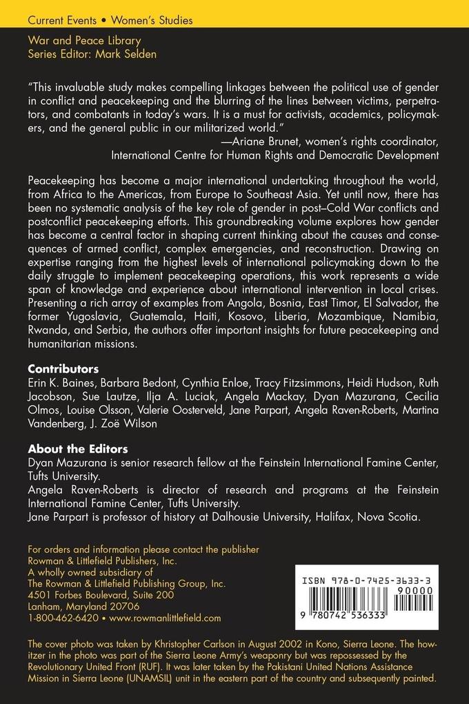 Weitere Ansicht: Gender, Conflict, and Peacekeeping