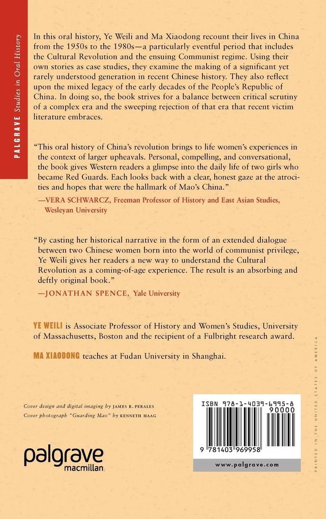 Weitere Ansicht: Growing Up in the People's Republic | W. Ye