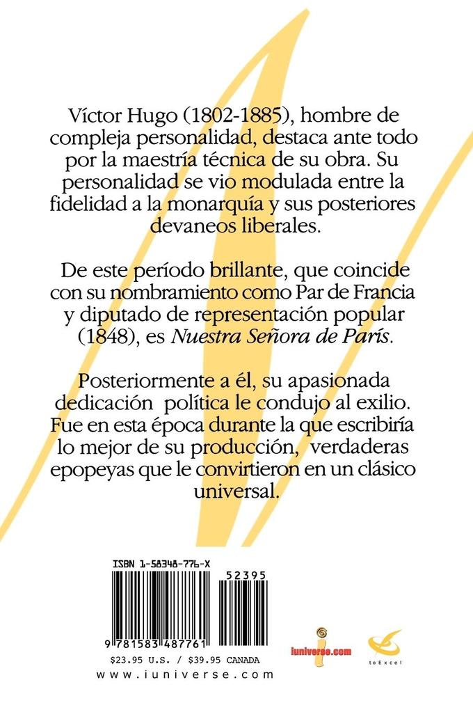 Weitere Ansicht: Nuestra Senora de Paris | Victor Hugo