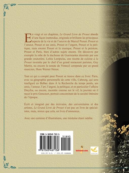 Weitere Ansicht: Le Grand Livre de Proust | Charles Dantzig