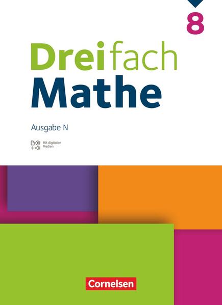 Produktbild: Dreifach Mathe 8. Schuljahr - Schulbuch | André Christopher Bopp, Anja Buchmann, Ute Egan, Klaus Heckner, Alexander Lauer