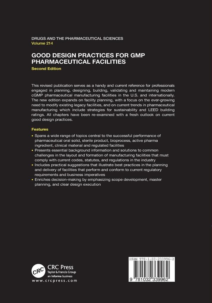 Weitere Ansicht: Good Design Practices for GMP Pharmaceutical Facilities