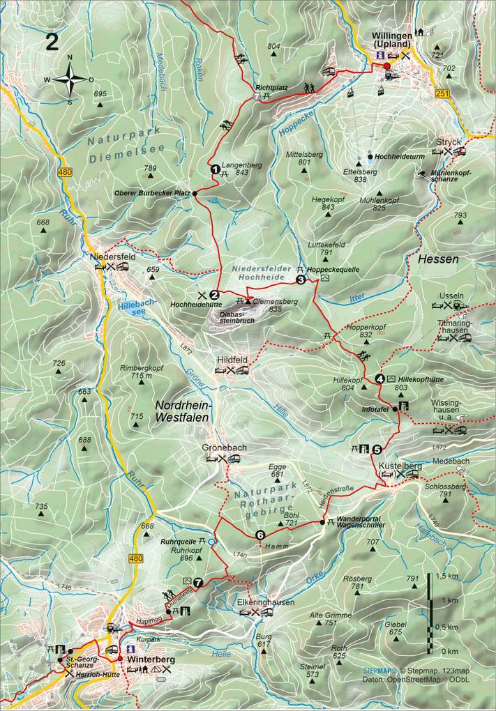 Weitere Ansicht: Rothaarsteig von Brilon nach Dillenburg | Amrei Risse