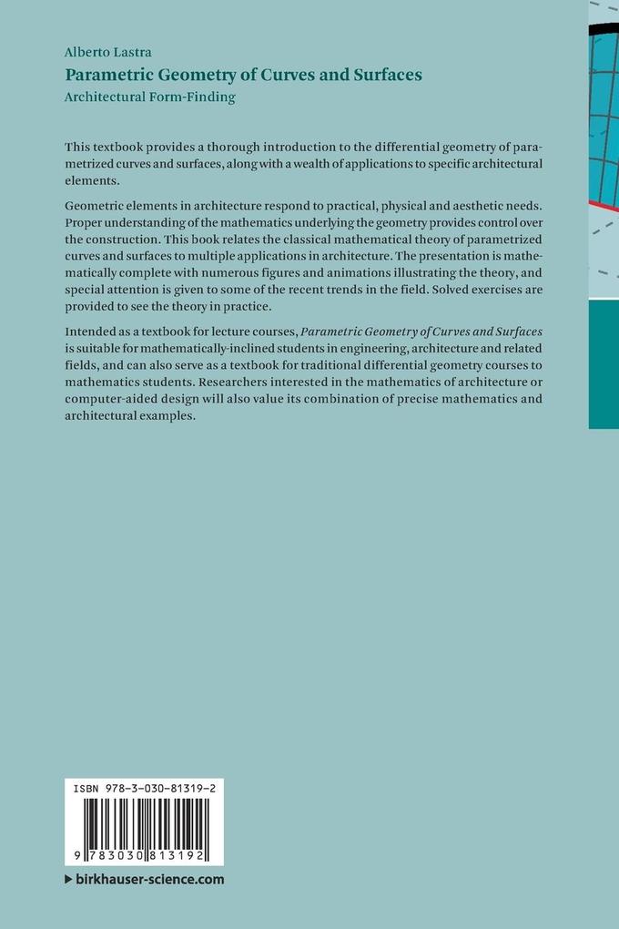 Weitere Ansicht: Parametric Geometry of Curves and Surfaces | Alberto Lastra