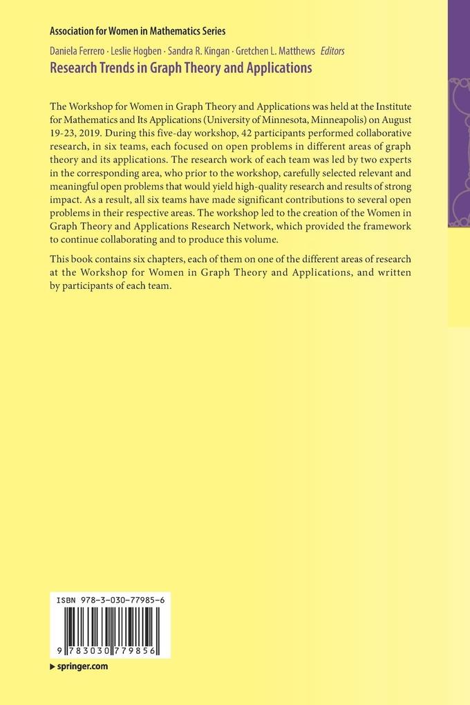 Weitere Ansicht: Research Trends in Graph Theory and Applications