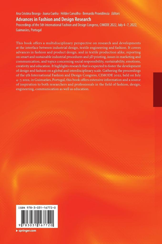 Weitere Ansicht: Advances in Fashion and Design Research