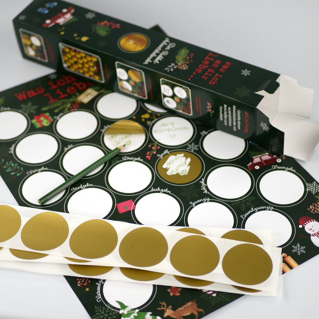 Weitere Ansicht: Was ich an dir liebe - Der Rubbel-Adventskalender