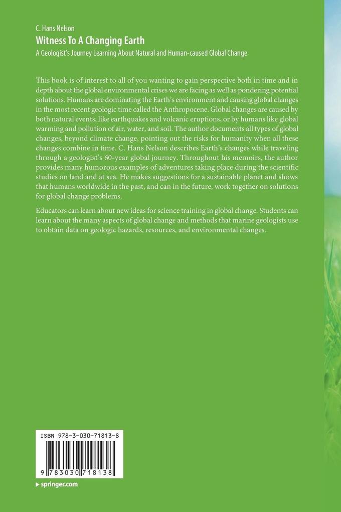 Weitere Ansicht: Witness To A Changing Earth | C. Hans Nelson