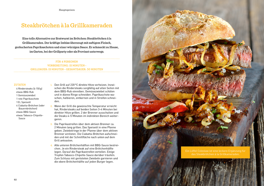 Weitere Ansicht: Grillen mit dem Gasgrill für den Feierabend | Grillkameraden