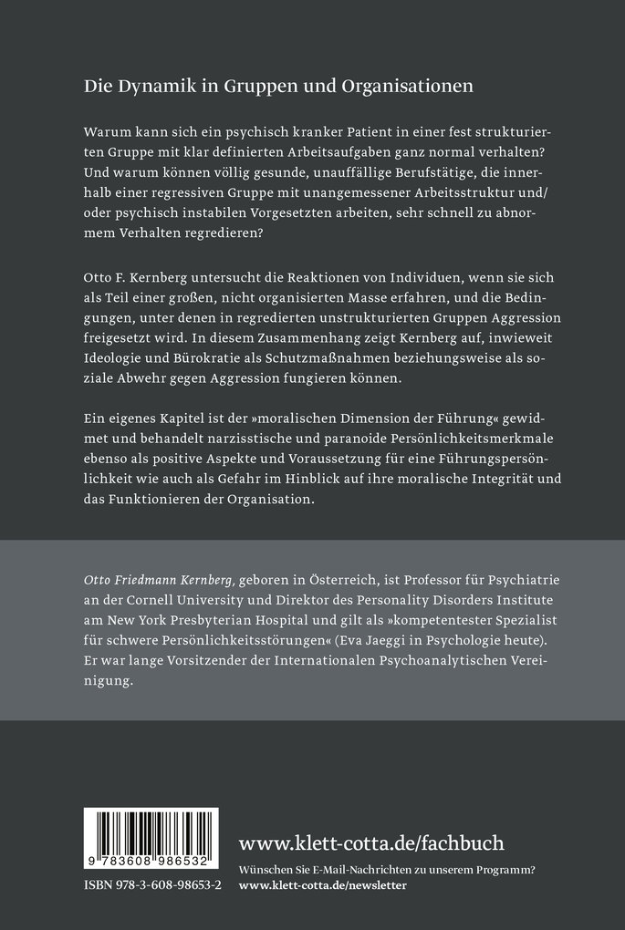 Weitere Ansicht: Ideologie, Konflikt und Führung | Otto F. Kernberg