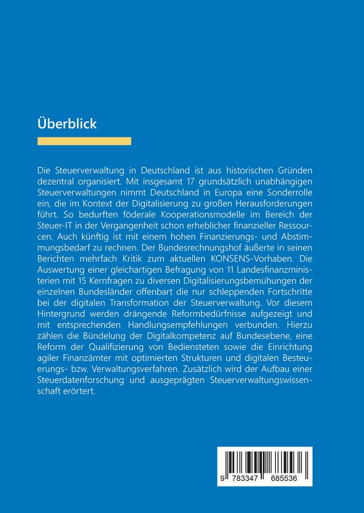 Weitere Ansicht: Die digitale Transformation der deutschen Steuerverwaltung | Daniel Simon Schaebs