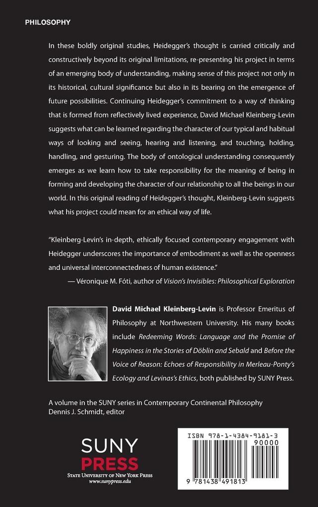 Weitere Ansicht: Critical Studies on Heidegger | David Michael Kleinberg-Levin