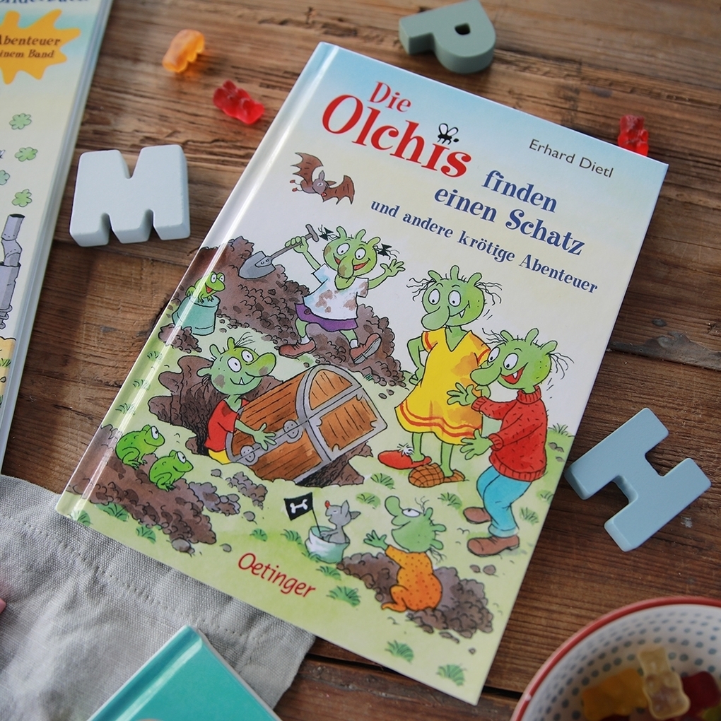 Weitere Ansicht: Die Olchis finden einen Schatz und andere krötige Abenteuer | Erhard Dietl