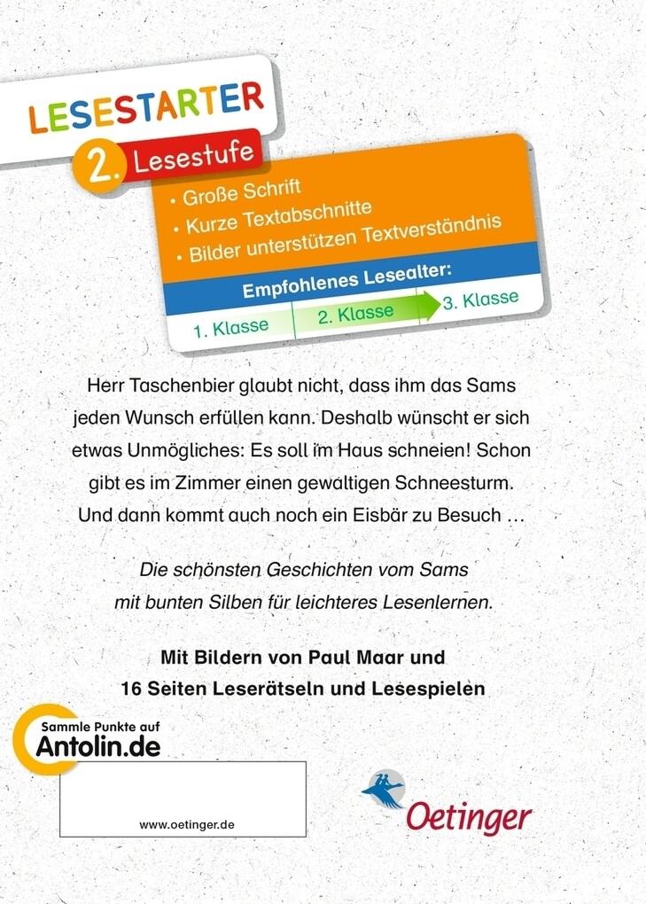 Weitere Ansicht: Das Sams und der blaue Wunschpunkt | Paul Maar