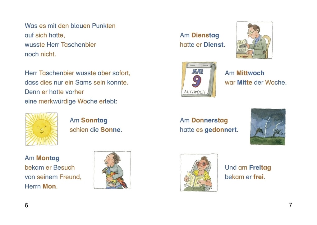 Weitere Ansicht: Das Sams und der blaue Wunschpunkt | Paul Maar