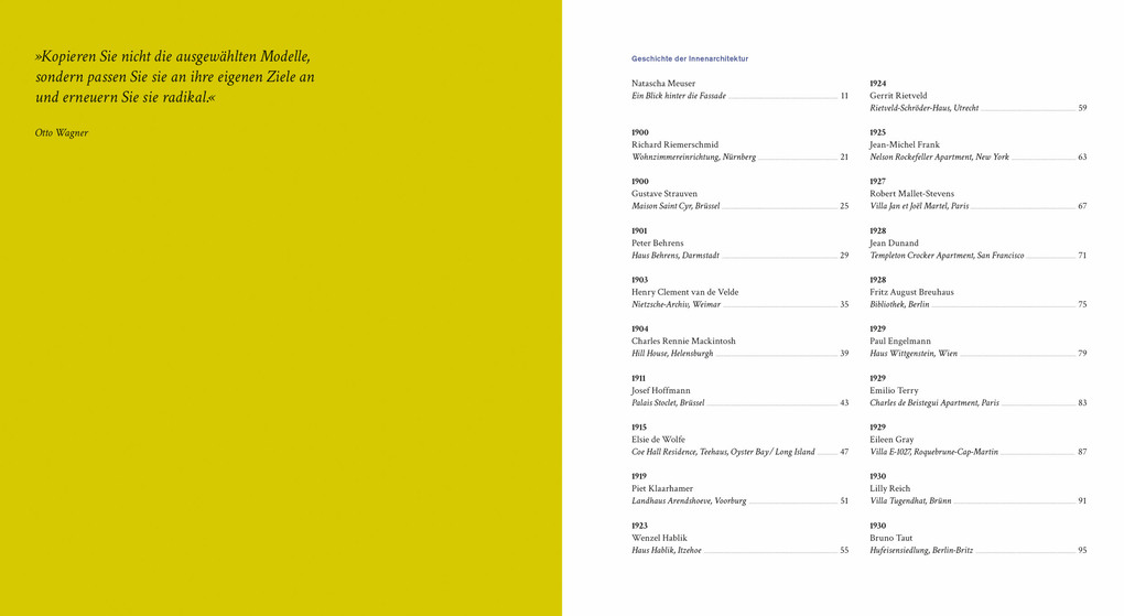 Weitere Ansicht: Geschichte und Theorie der Innenarchitektur