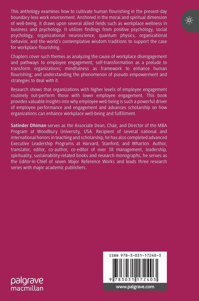 Weitere Ansicht: New Horizons in Workplace Well-Being