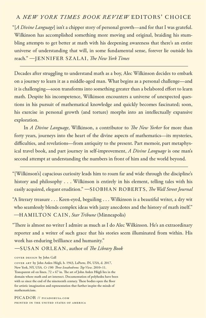 Weitere Ansicht: Divine Language | Alec Wilkinson