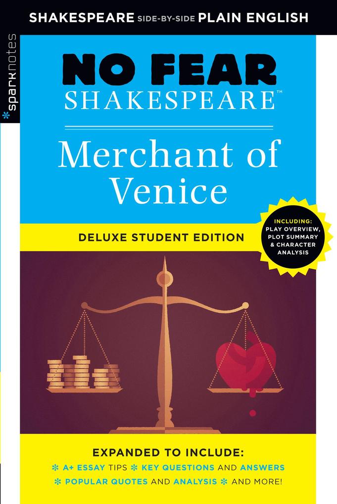 Produktbild: Merchant of Venice | Sparknotes, William Shakespeare