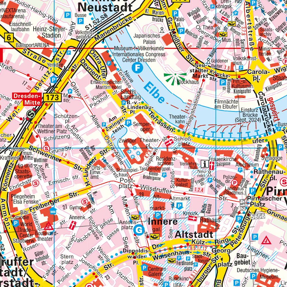 Weitere Ansicht: Falk Cityplan Dresden 1:20.000