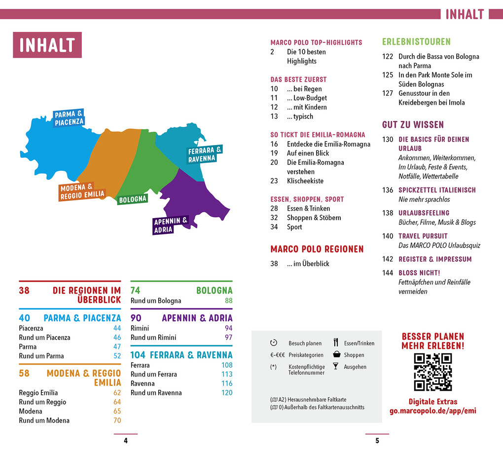 Weitere Ansicht: MARCO POLO Reiseführer Emilia-Romagna, Bologna, Parma, Ravenna | Bettina Dürr, Sabine Oberpriller