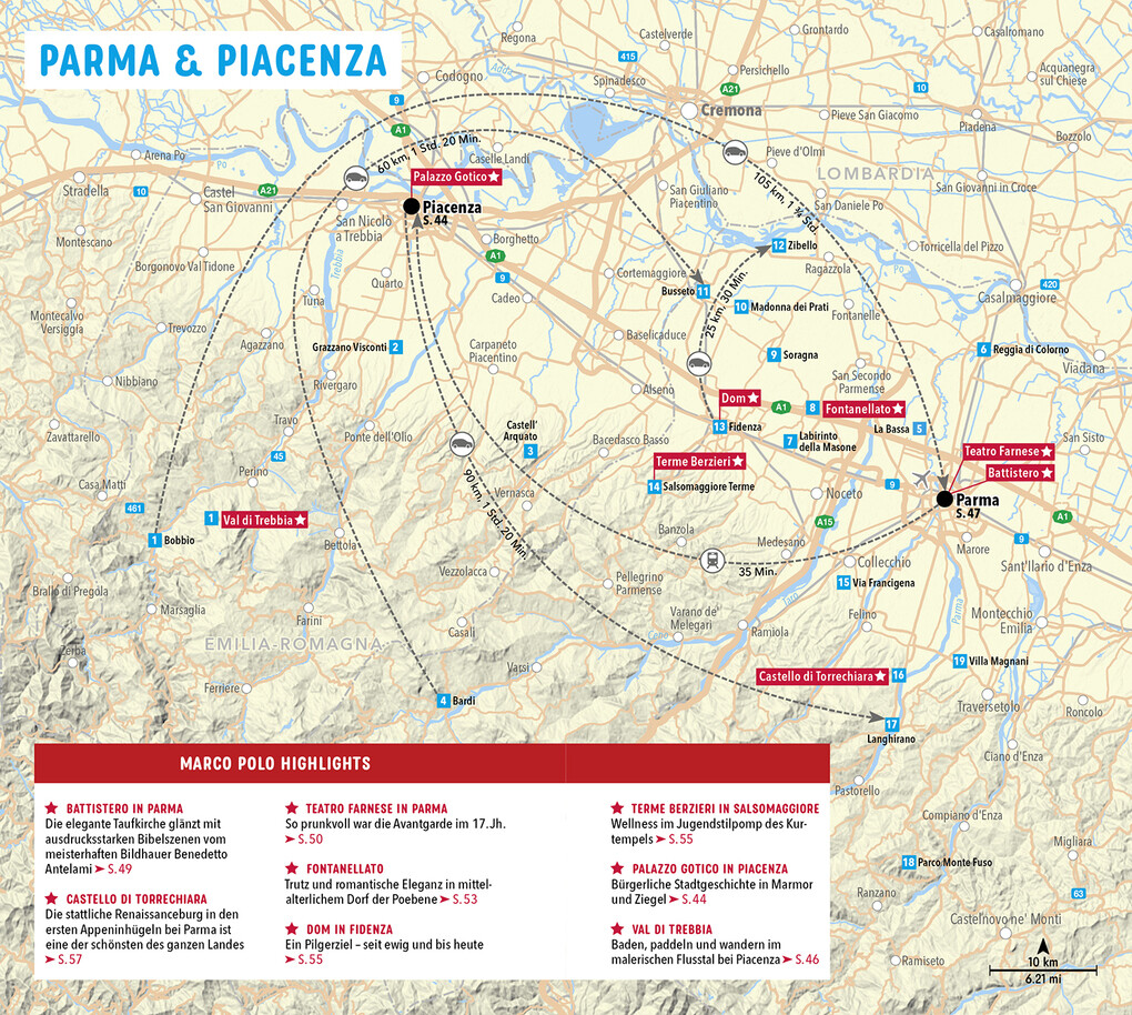 Weitere Ansicht: MARCO POLO Reiseführer Emilia-Romagna, Bologna, Parma, Ravenna | Bettina Dürr, Sabine Oberpriller
