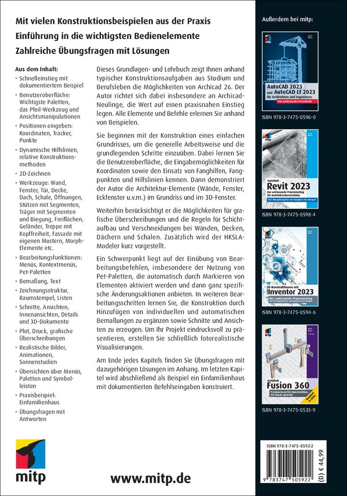 Weitere Ansicht: Archicad 26 | Detlef Ridder