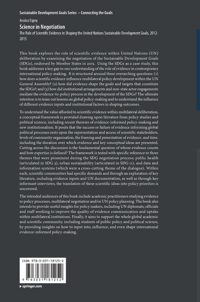 Weitere Ansicht: Science in Negotiation | Jessica Espey
