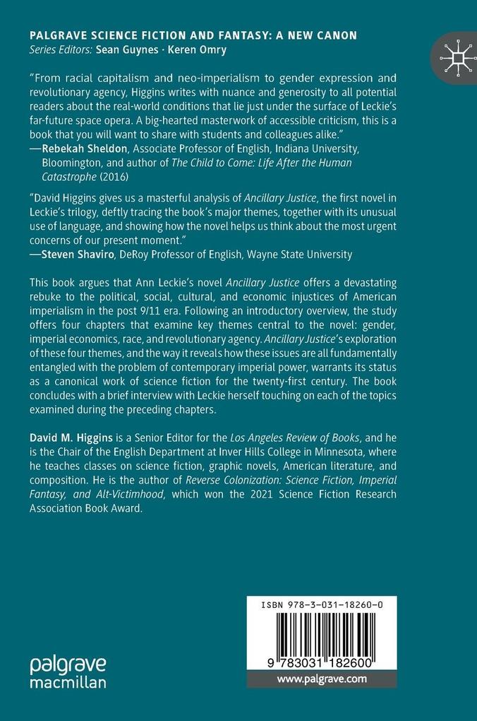 Weitere Ansicht: Ann Leckie's "Ancillary Justice" | David M. Higgins