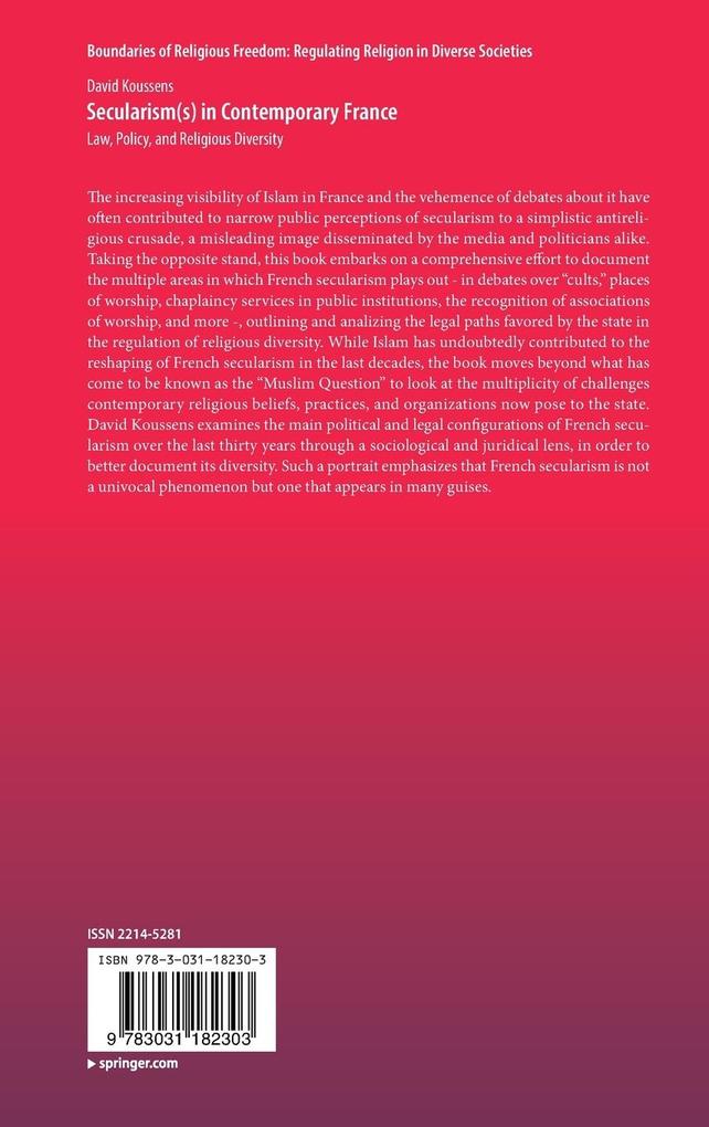 Weitere Ansicht: Secularism(s) in Contemporary France | David Koussens