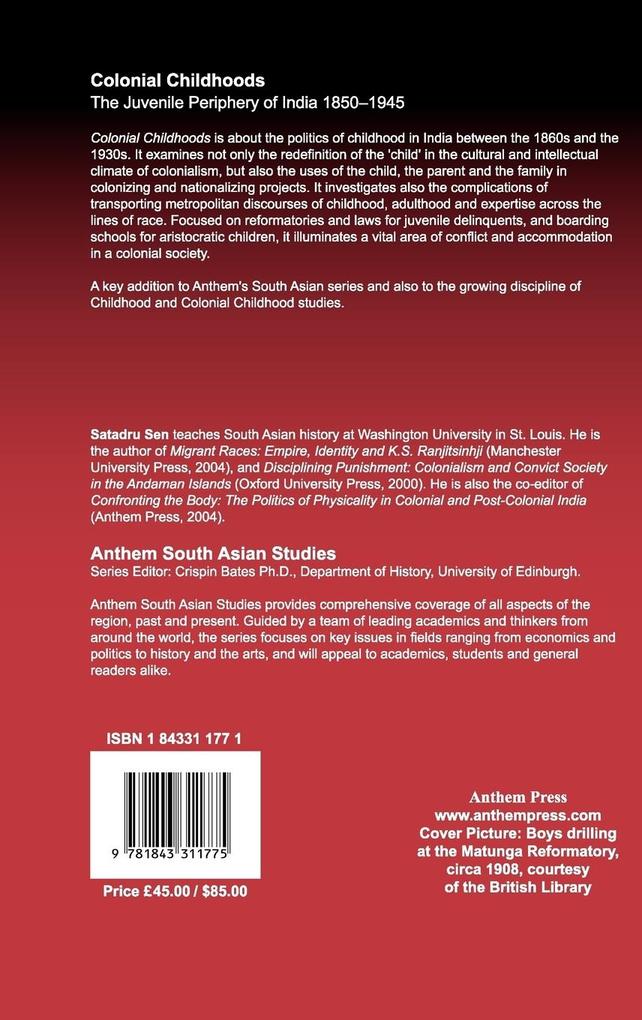 Weitere Ansicht: Colonial Childhoods | Satadru Sen