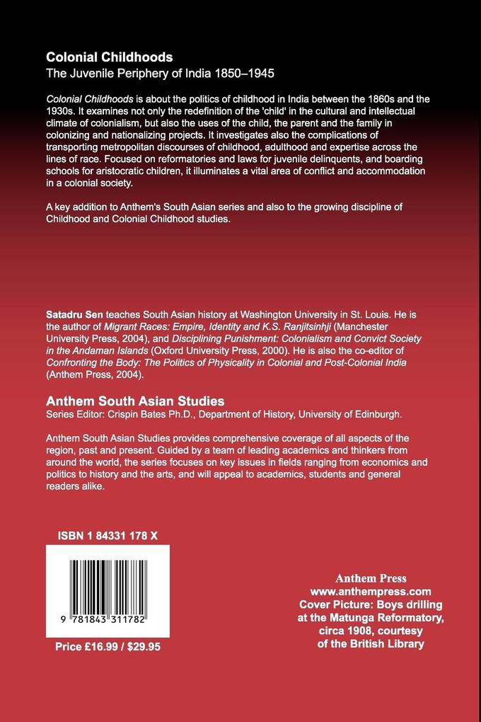 Weitere Ansicht: Colonial Childhoods | Satadru Sen