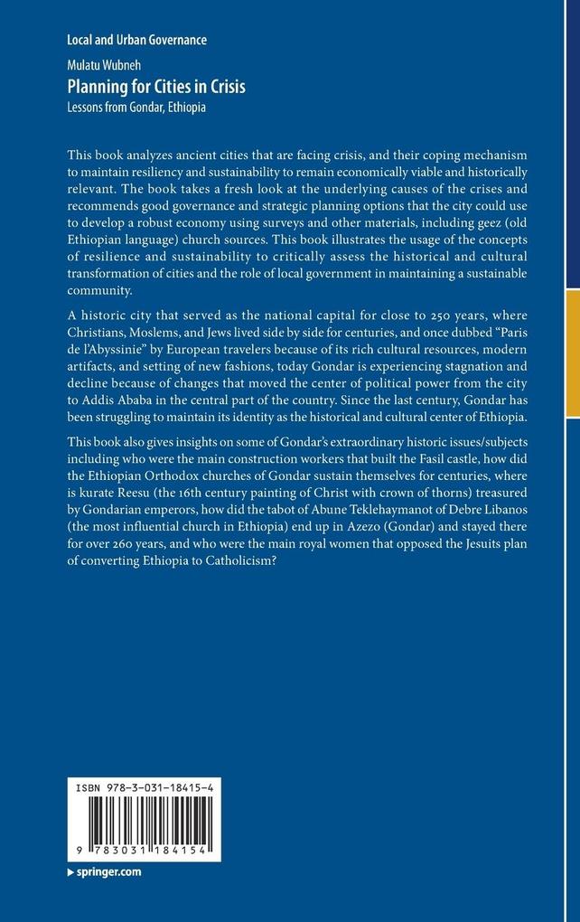 Weitere Ansicht: Planning for Cities in Crisis | Mulatu Wubneh