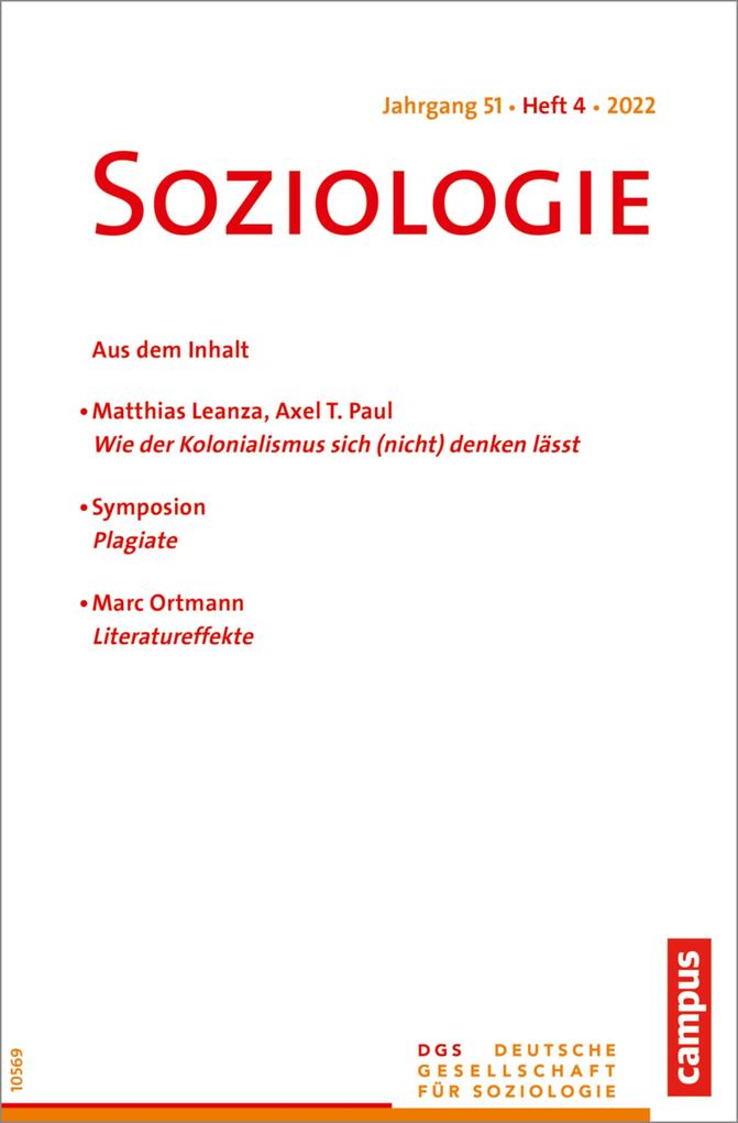 Produktbild: Soziologie 04/2022