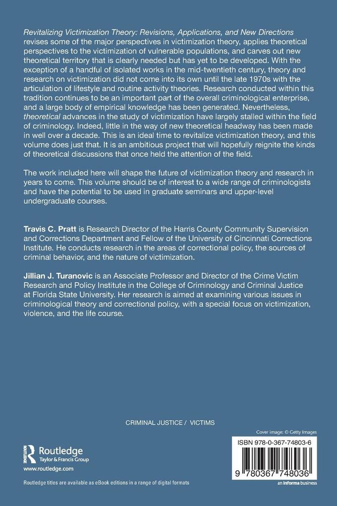 Weitere Ansicht: Revitalizing Victimization Theory